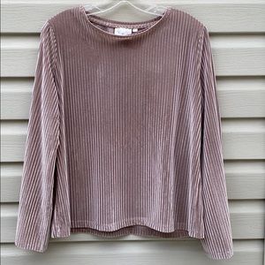 Rose Gold Velvet Top💫